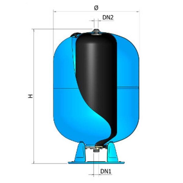 - ELBI - Autoclave a membrana intercambiabile per acqua sanitaria MOD. AF (35 - 500 litri) - immagine 3