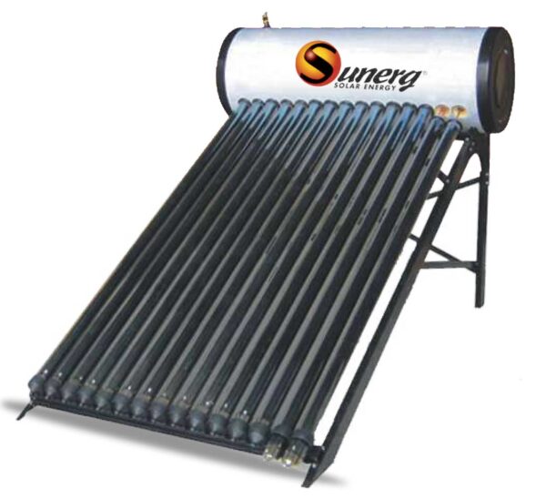 - SUNERG - Kit solare termico naturale sottovuoto ad alta resa con collettore sottovuoto - Modello KIT HV SOTTOVUOTO